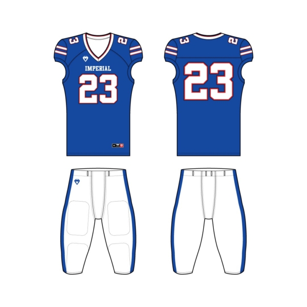 Imperial Point Sublimated Blue Chip Football Uniform