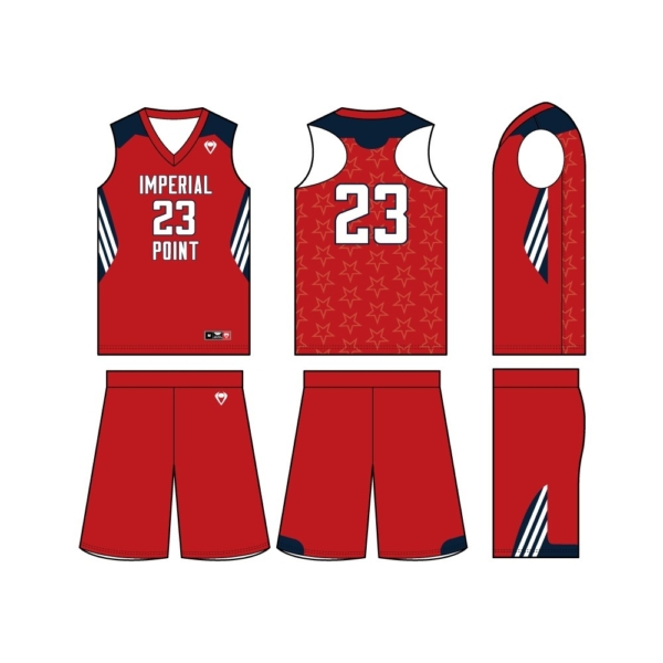 Womens Custom Basketball Jersey - Stars and Stripes
