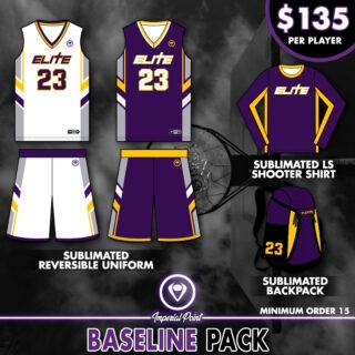 Baseline Pack sublimated basketball uniforms