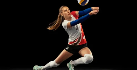 why do volleyball players wear arm sleeves