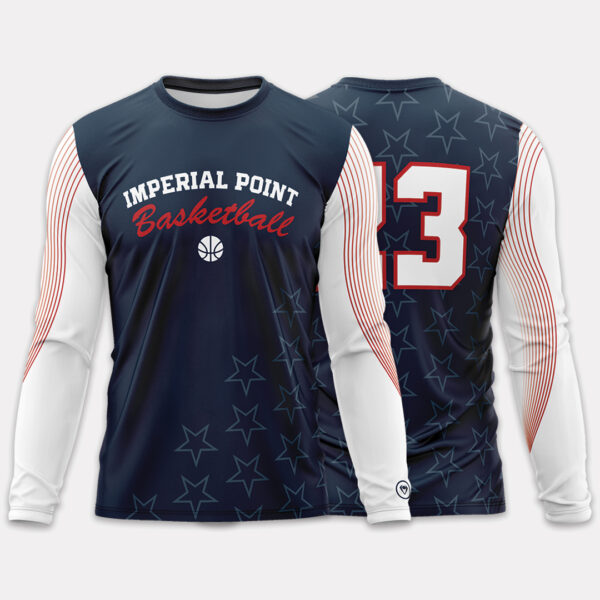 Men’s Sublimated Basketball Shooter Shirt: Stars and Stripes