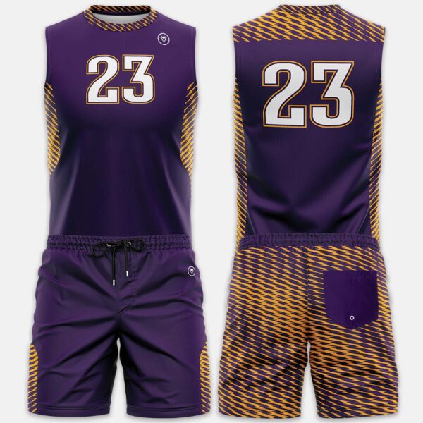Men’s Sublimated Volleyball Jersey: Back Court