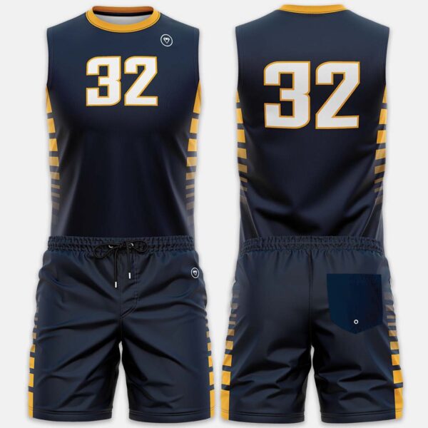 Men’s Sublimated Volleyball Jersey: Blur