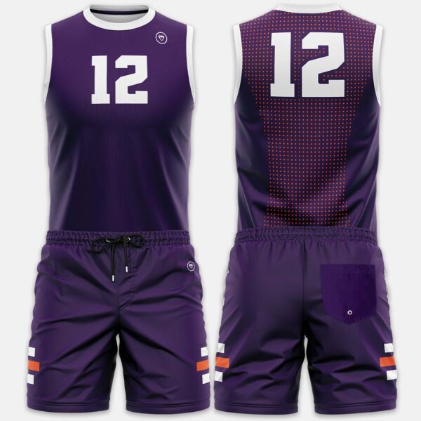 Men’s Sublimated Volleyball Jersey: Monarch