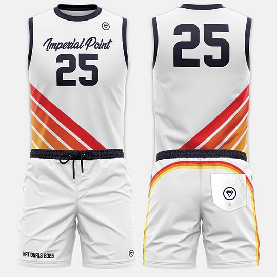 Men’s Sublimated Volleyball Jersey: Retro Stripe