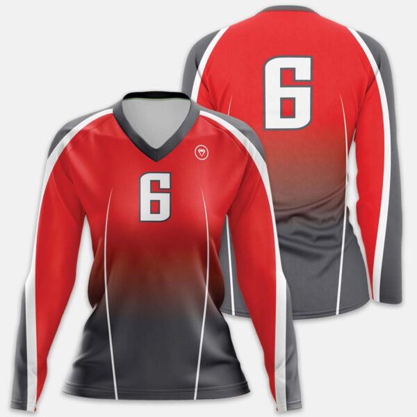 Women’s Sublimated Volleyball Jersey: Attack