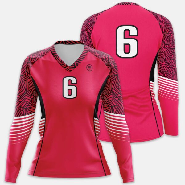 Women’s Sublimated Volleyball Jersey: Flash