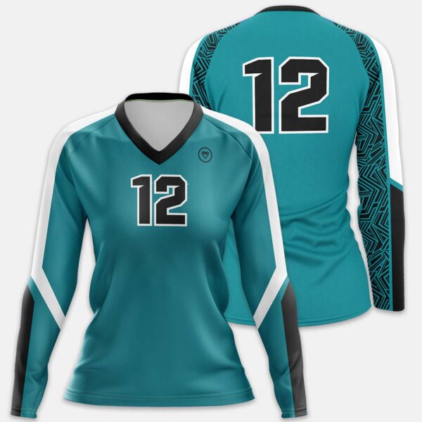 Women’s Sublimated Volleyball Jersey: Force