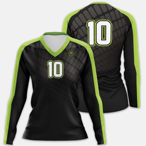 Women’s Sublimated Volleyball Jersey: Gridlock