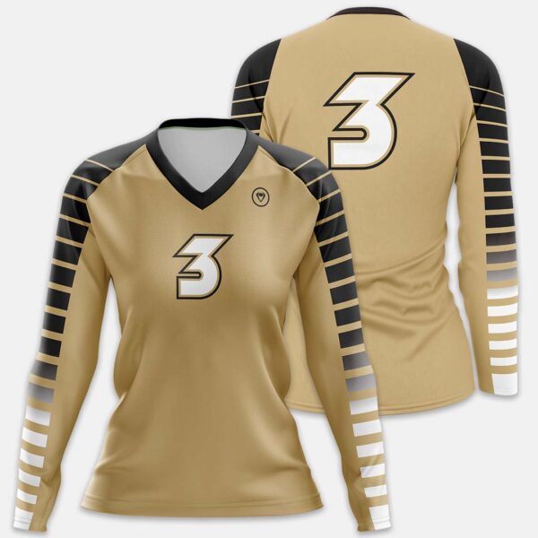 Women’s Sublimated Volleyball Jersey: Line Shot