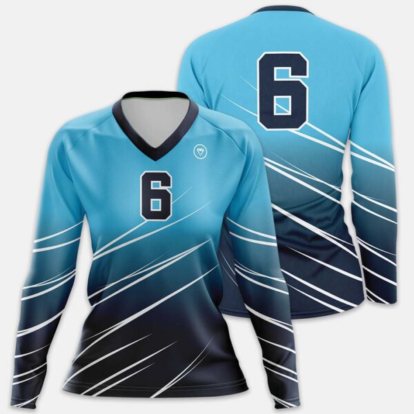 Women’s Sublimated Volleyball Jersey: Spiker